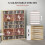 Homcom HOMCOM CD Storage Unit DVD Tower Blu-ray Storage Shelf for Office, Natural 4