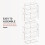 Homcom HOMCOM CD Storage Unit DVD Tower Blu-ray Storage Shelf for Living Room White 6