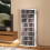 Homcom HOMCOM CD Storage Unit DVD Tower Blu-ray Storage Shelf for Living Room White 7