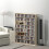 Homcom HOMCOM CD Storage Unit DVD Tower Blu-ray Storage Shelf for Office, Natural 1