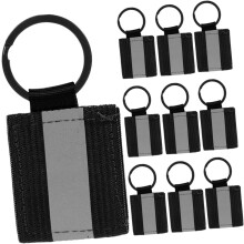 10pcs Reflective Keychain Tags For Backpack Safety Reflectors