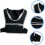 Reflective Running Vest High Visibility Safety Chest Pack 6