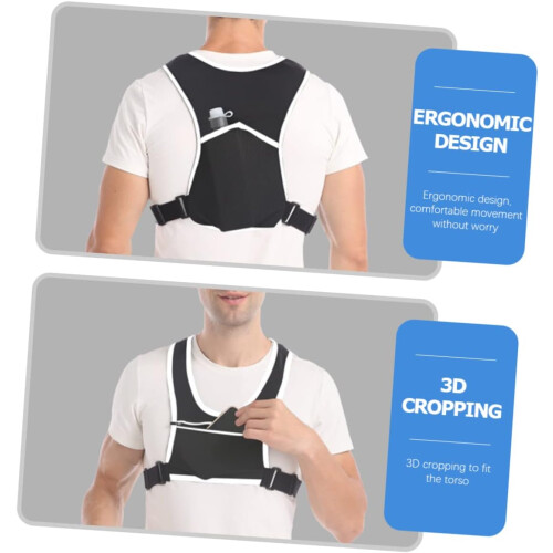 Reflective Running Vest High Visibility Safety Chest Pack 2