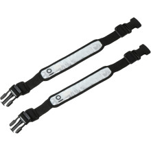 2Pcs LED Reflective Armbands Light Up Safety Bands for Night Running Cycling Outdoo