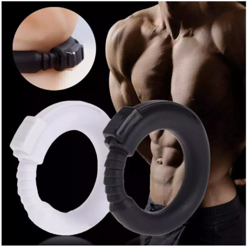 Male Adjustable Silicone Cock Ring Delay Ejaculation & Support 1