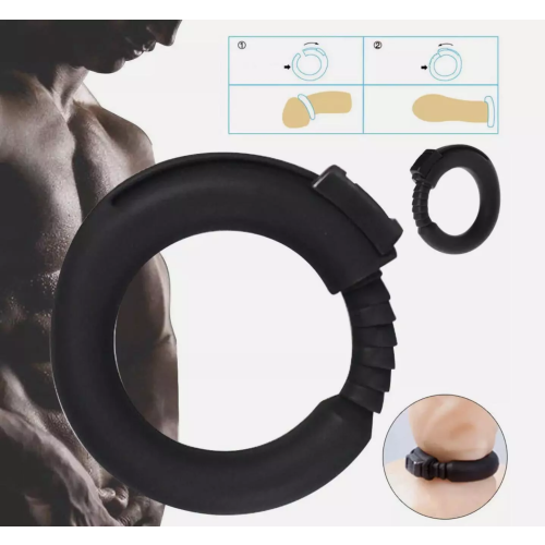 Male Adjustable Silicone Cock Ring Delay Ejaculation & Support