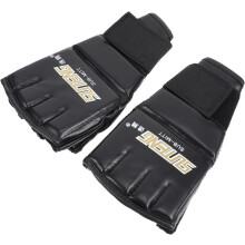Halbfinger-Boxhandschuhe für Training und Sparring, atmungsaktive Kickboxhandschuhe für Erwachsene