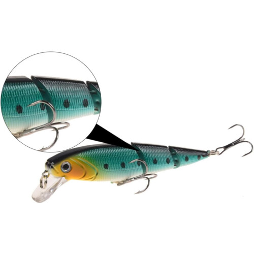 Bass Angelköder Set 5 Stück Köder Köder Robuste Simulation Köder für Outdoor Angeln 2