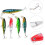 Bass Angelköder Set 5 Stück Köder Köder Robuste Simulation Köder für Outdoor Angeln 5