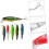 Bass Angelköder Set 5 Stück Köder Köder Robuste Simulation Köder für Outdoor Angeln 7