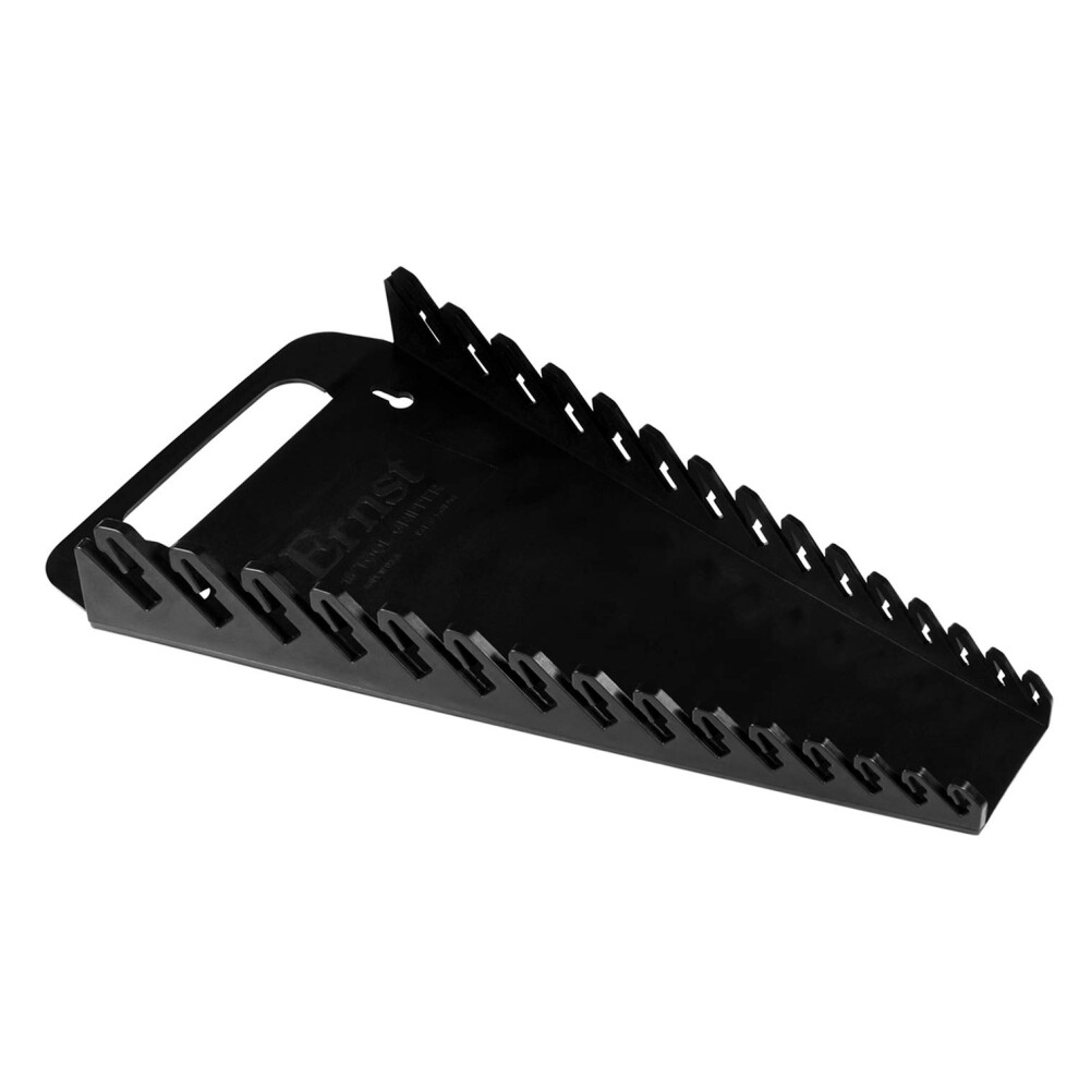 Ernst Manufacturing Gripper Wrench Organizer 15 Tool Black 756655103404