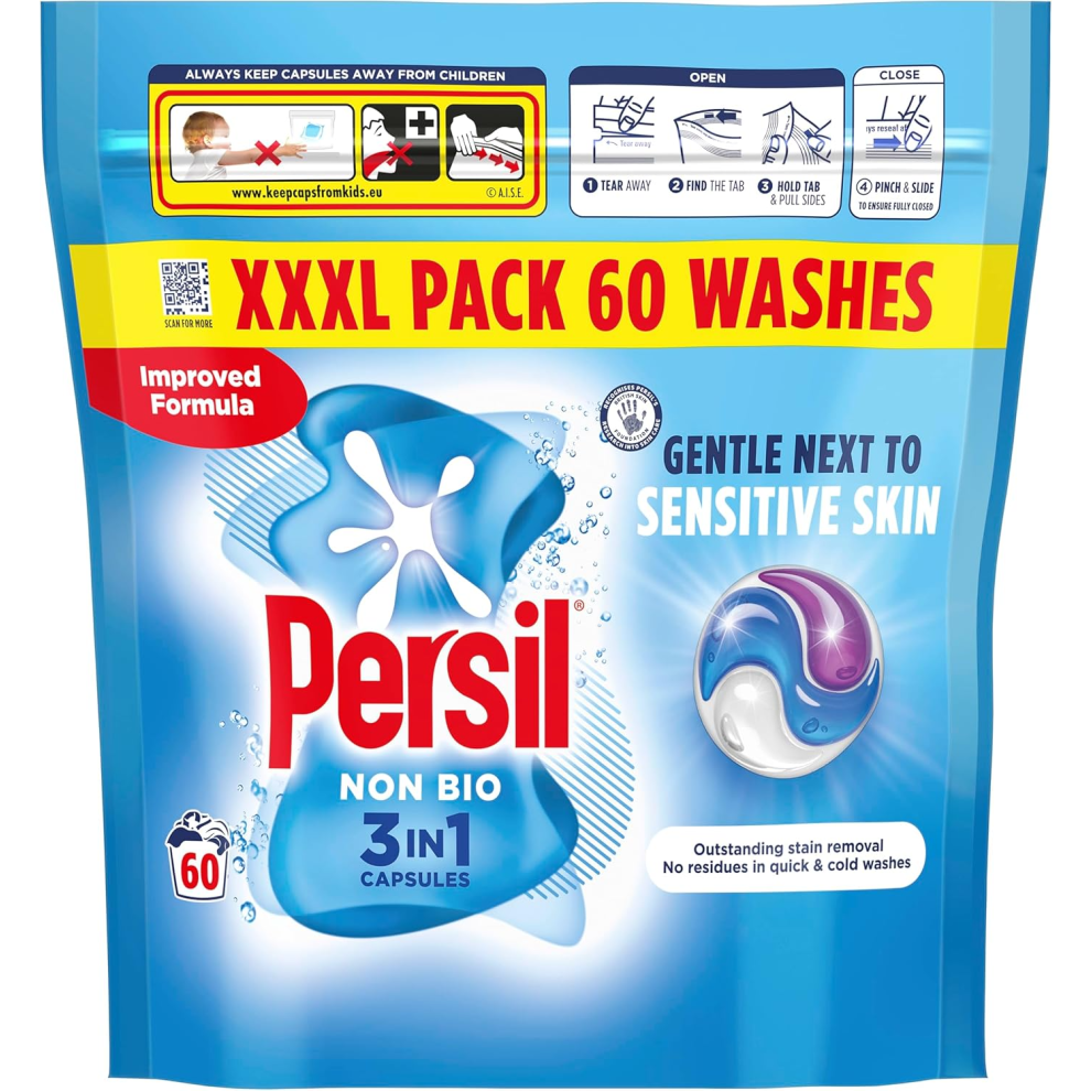 Persil Non Bio 3 in 1 Washing Capsules laundry capsules