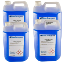 4 x 5 Litre Rinse Aid 5L Dishwash Dishwasher Dish Wash Machine Liquid