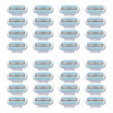 32 Pcs Venus Deluxe Smooth Sensitive Replacement Razor Blades Heads