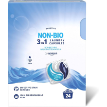 by Amazon Non-Bio Laundry Capsules 3-in-1, 24 Washes