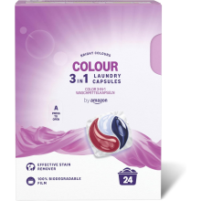 by Amazon Colour Laundry Capsules 3-in-1, 24 Washes