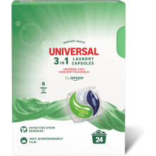by Amazon Universal Laundry Capsules 3-in-1, 24 Washes