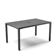 Garden Sanctuary 150CM Gray WPC Tabletop Outdoor Dining Table