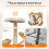 Bingopaw Cat Climbing Tree Tower for Multiple Cats with Cushion Sisal Scratching Post 7