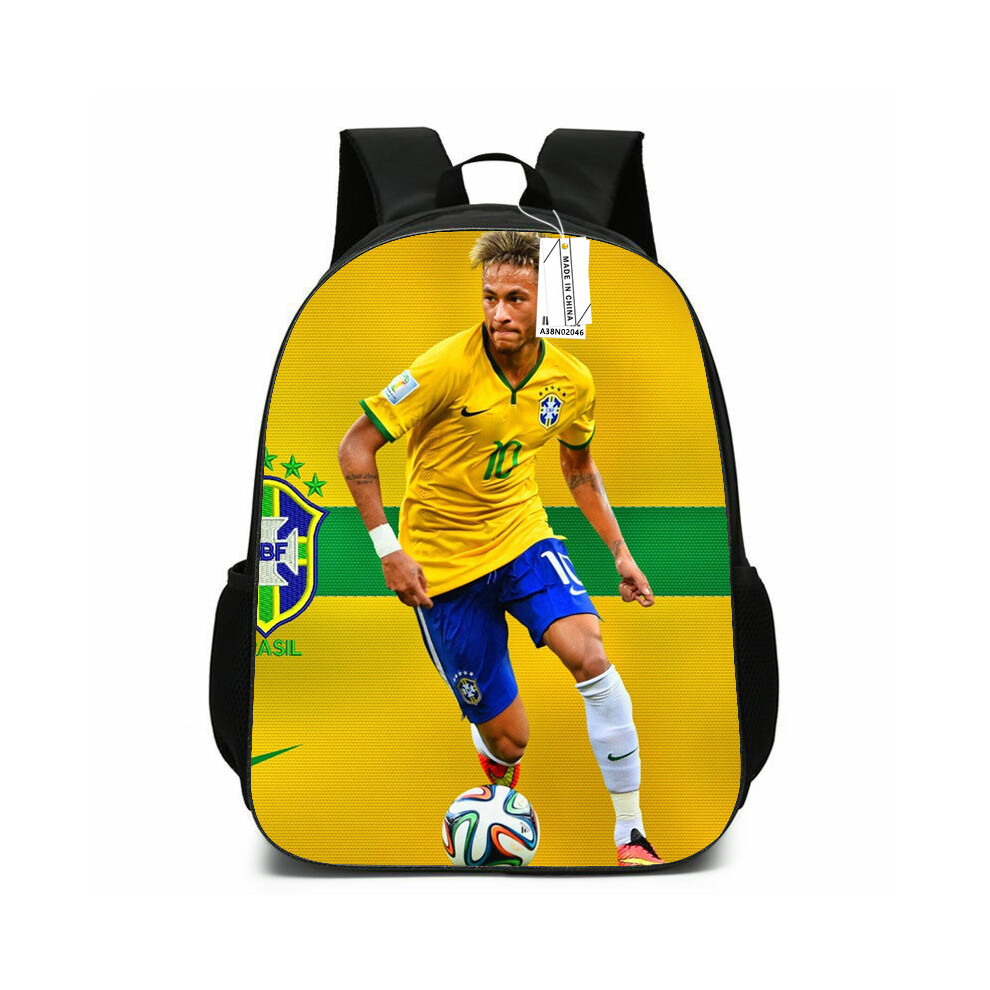 (Twenty three, 15-inch backpack (38*29*11)) New football backpack Paris Saint-Germain schoolbag Brazil team Neymar student backpack schoolbag breathab-image-OPC-PGMRHDM-NEW