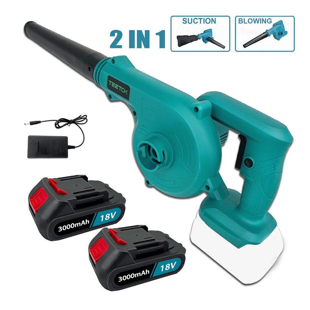 Cordless Leaf Blowers & Garden Vacuums+3.0A 2Battery-Makita Compatible
