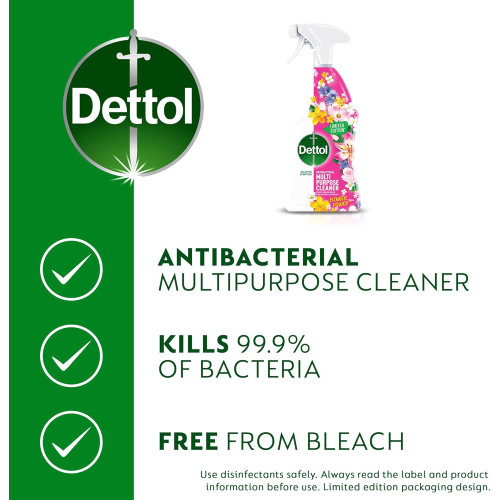 Dettol Dettol Flower Power Antibacterial Multipurpose Cleaning Spray 2