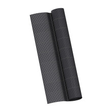 (300cm W x 120cm D) Garden Sanctuary Gray PVC Material Privacy Fence