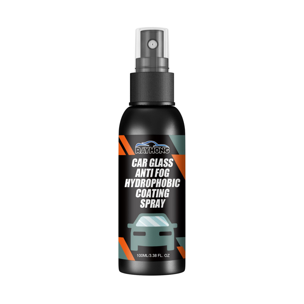 Rayhong Car Glass-Anti Fog Hydrophobic Coating Spray, Rearview Mirror Windshield Cleaner Stains Hydrophobic Water Spray Antifogging Agent