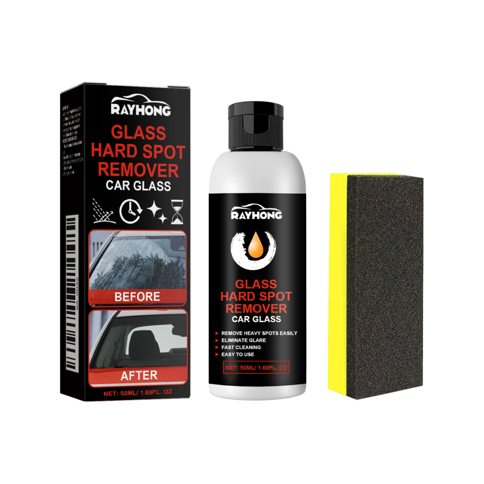 Rayhong Glass Hard Spot Remover Car Glass, Glass Cleaning Decontamination Scratch Repair Polishing Cream
