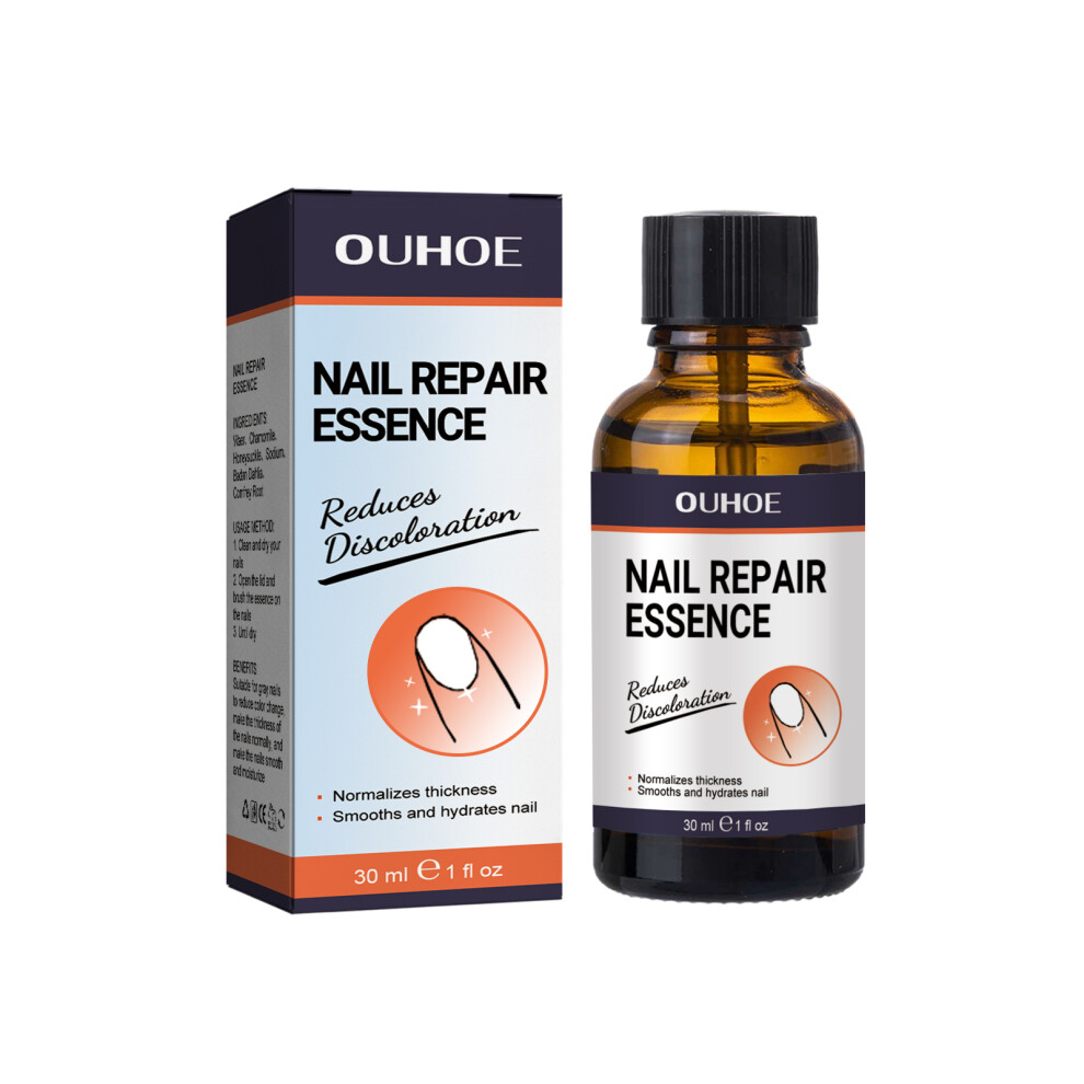 OUHOE Nail Repair Essence, Soft Nail Thickening Nails Smooth Ingrown Toenails Grey Nails Repair Essence