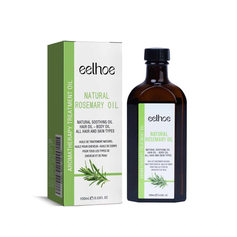 EELHOE Rosemary Essential Oil For Hair Care, Anti-Frizz, Long Lasting, Soft Stay, Repair, Perm And Dye Hair Care