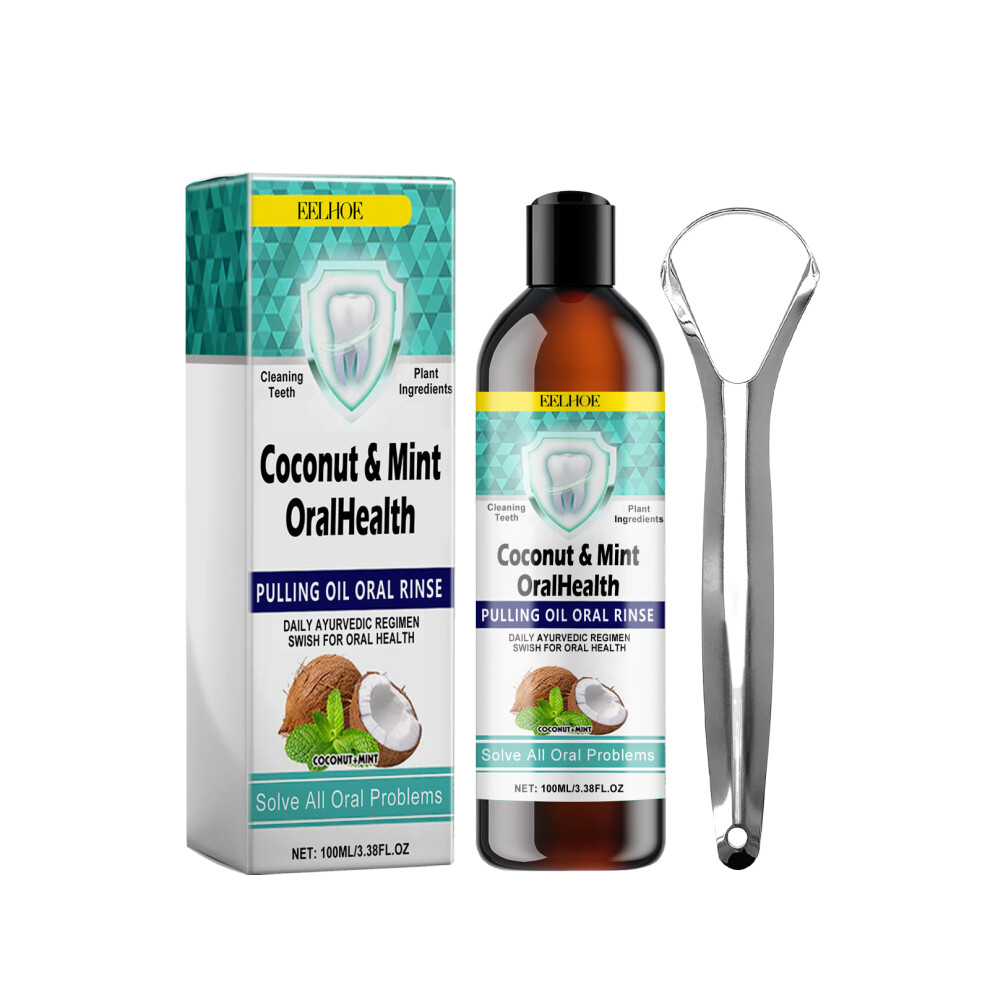 EELHOE Pulling Oil Oral Rinse, To Tartar Very Well Beautiful Teeth And Fresh Breath Clean Oral Care Gums