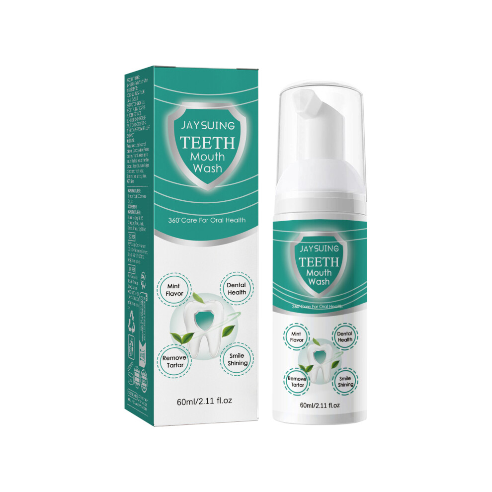 Jaysuing Foaming Teeth Mousse deeply cleans teeth stains, tooth yolk, gums and fresh breath