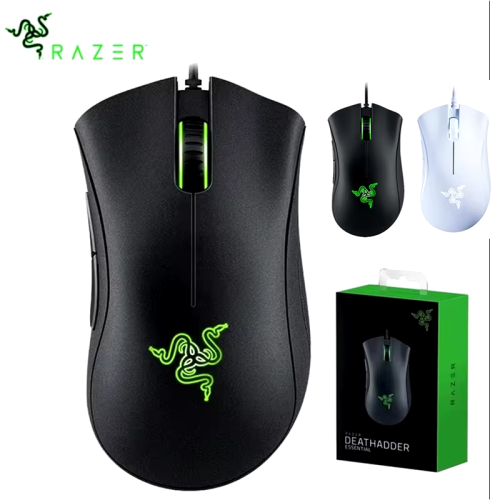Razer DeathAdder Essential Wired Gaming Mouse - 6400 DPI, 5 Programmable Buttons, USB, Right-Handed 1