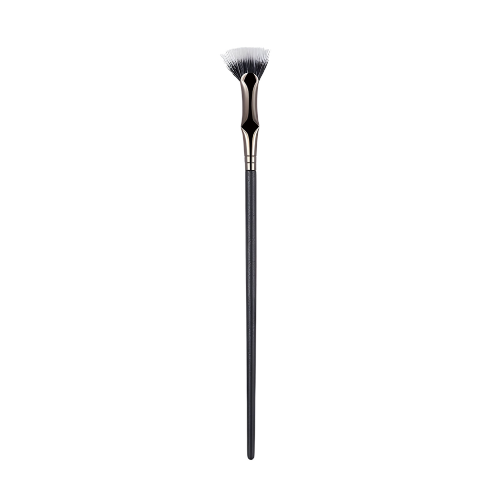 Eelhope Fan-Shaped Double Mascara Brush With Well-Defined Roots Fan-Shaped Mascara Brush With Angled Eyeliner Brush With Lower Mascara Brush