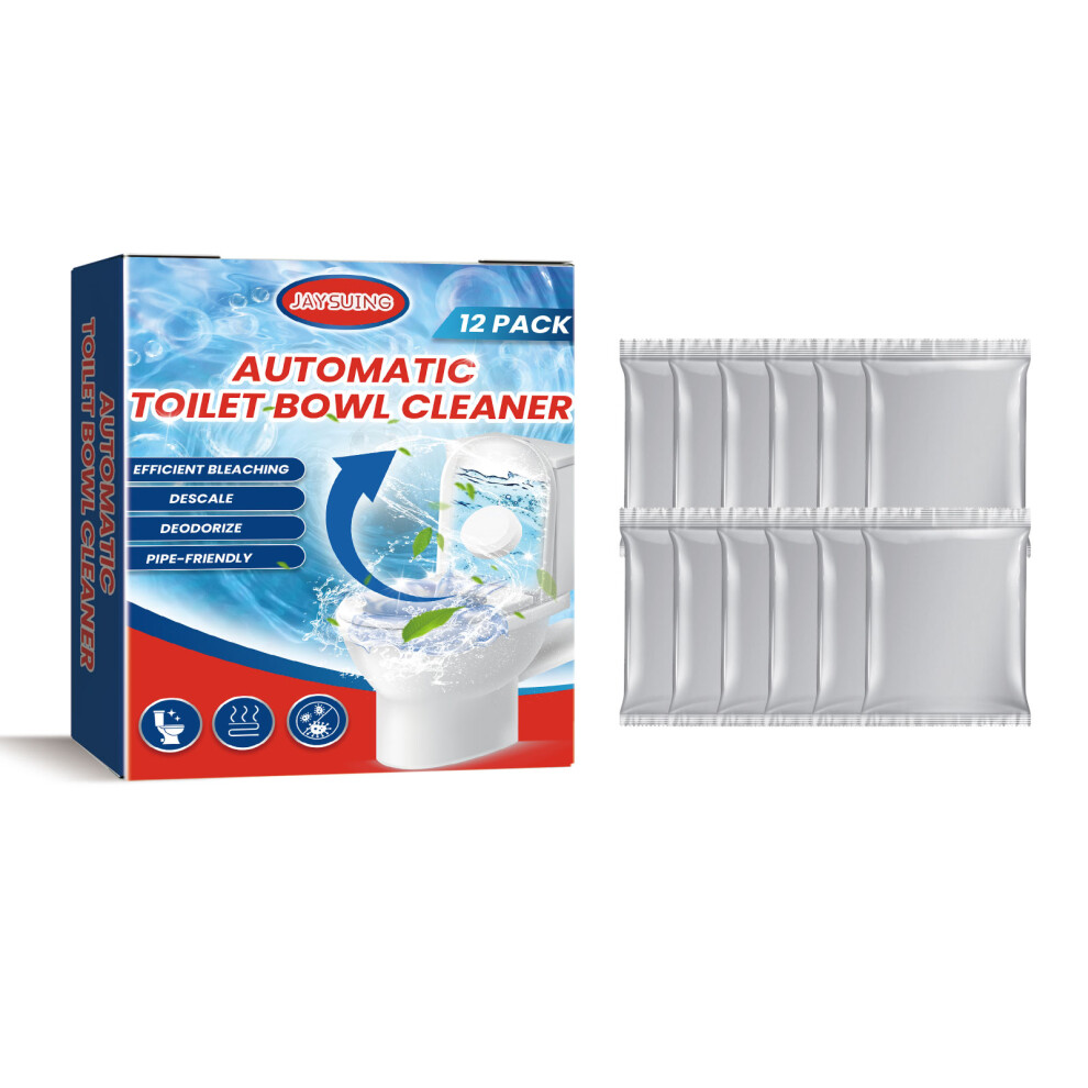 Jaysuing Toilet Cleaning Effervescent Tablet Household Descaling Deodorizing Odors Stains Toilet Stain Remover