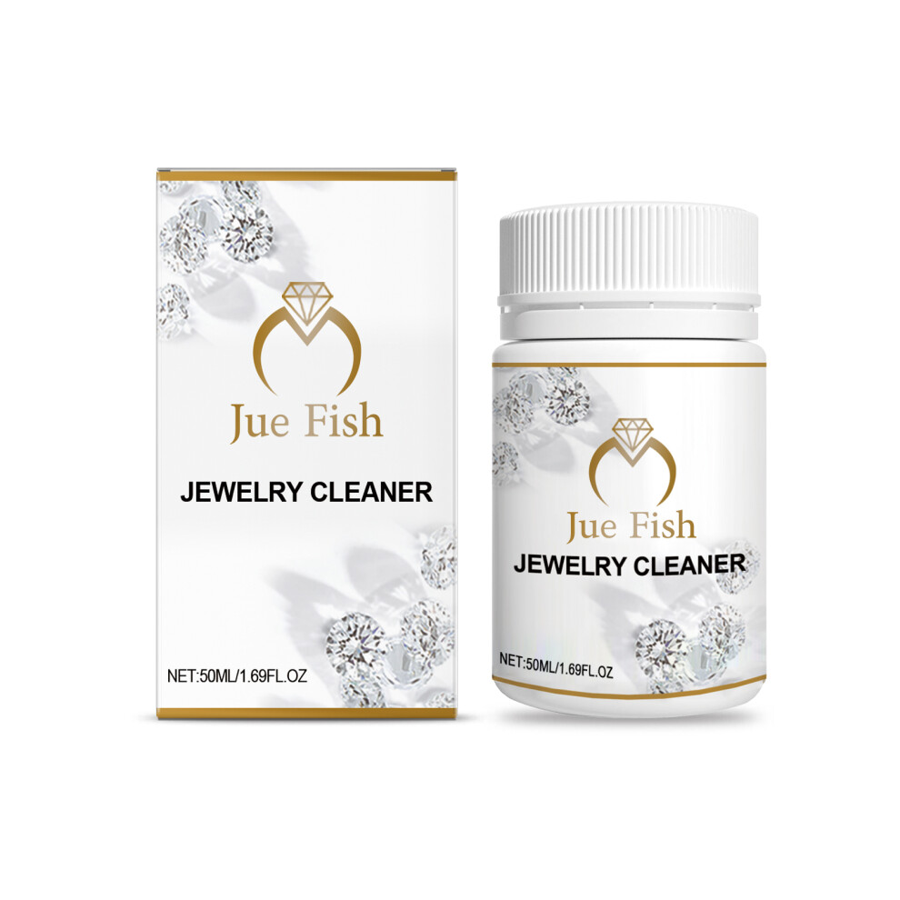 Jue-Fish Jewelry Cleaner Jewelry Metal Cleaning Solution Diamond Necklace Rust And Ash Removal Care Solution