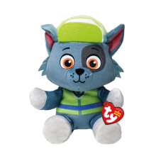 TY Paw Patrol Rocky Plush Toy - 18cm Ultra-Soft Rocky the Dog with Official TY Heart Tag, Adorable Cuddle Buddy for Kids and Collectors
