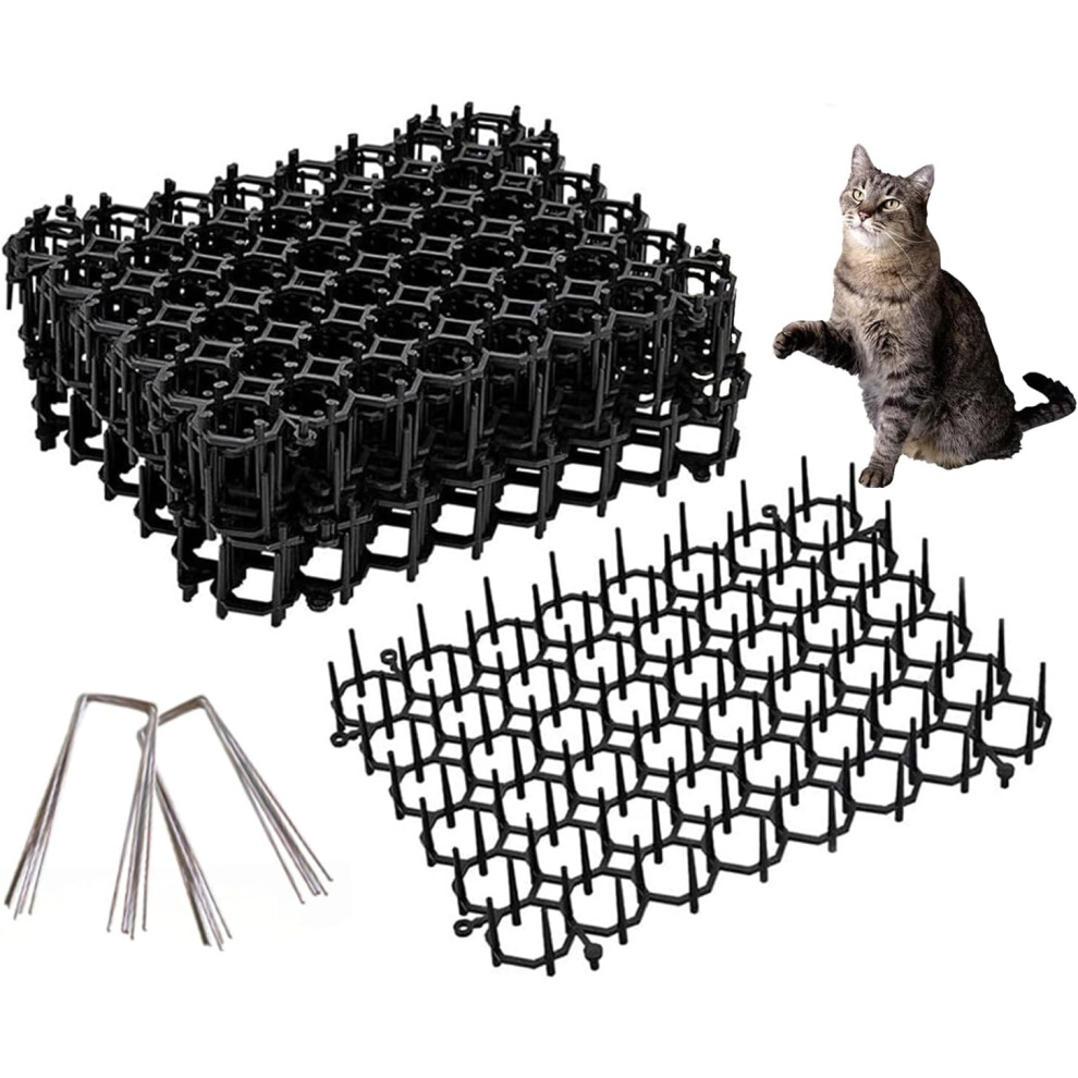 12pcs Cat Scat Mat W/ Spikes Prickle Strip Dig Stopper