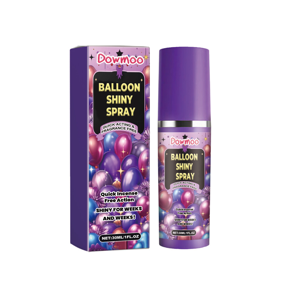 Dowmoo Balloon Atmosphere Gloss Spray, Balloon Surface Texture Gloss Anti-Oxidation Lasting Shine Spray