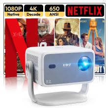 XGDOY 4K 18000 Lumen HD Projector NetfIix 1080P 5G WiFi Video