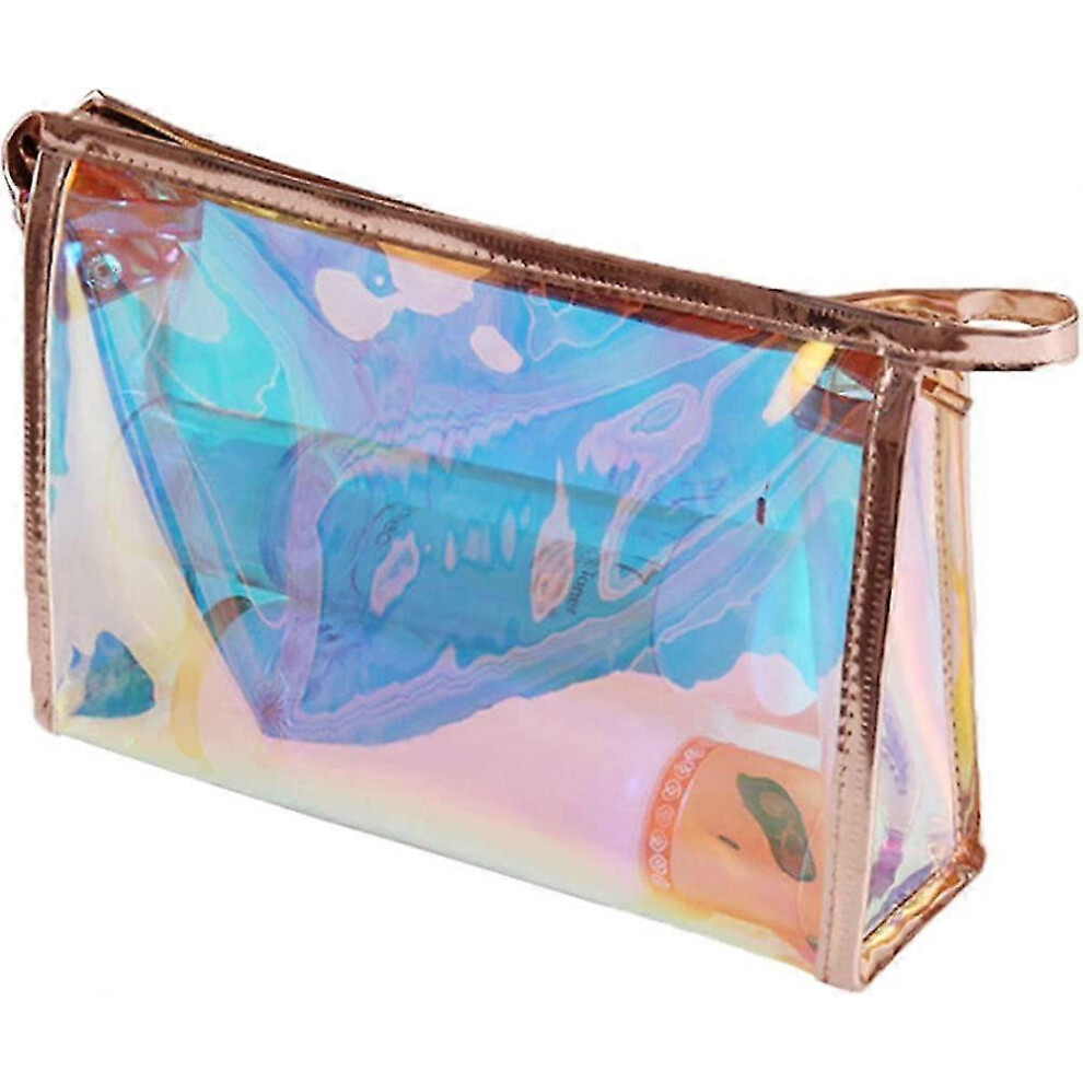 Cosmetic Bag Toiletry Cosmetic Bag Makeup Holographic Large Travel Bag Organizer