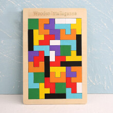 (A) 3d Tangram Tetris Game Math Toy N Bs Jigsaw Educat Toys V