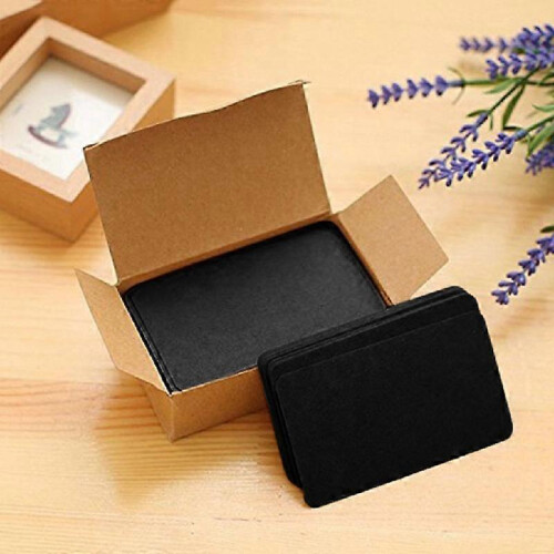 (Black) 180Pcs Blank Playing Cards, Poker Size, Double Sided Blank Index Flash Card Pack 2