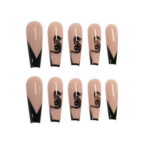 Artificial nails Long nails for sticking on dragon