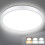 White Bathroom Light 3 Color Temperature, Waterproof 16CM-1Pack 1