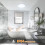 White Bathroom Light 3 Color Temperature, Waterproof 16CM-1Pack 3
