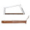 (Silver) Folding saw with storage bag for camping backpacking hikes 1