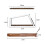 (Silver) Folding saw with storage bag for camping backpacking hikes 4