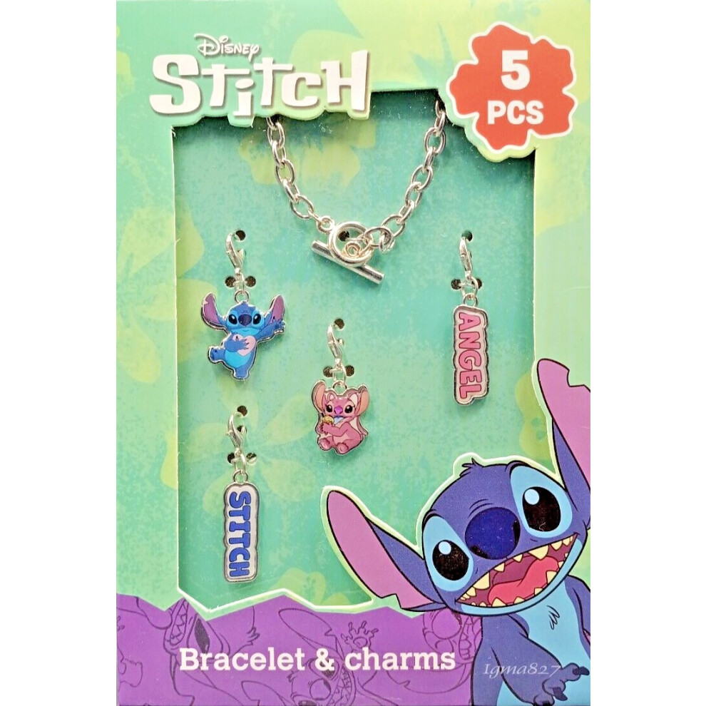 Disney Stitch Kids Bracelet & Charms Perfect Gift For Girls